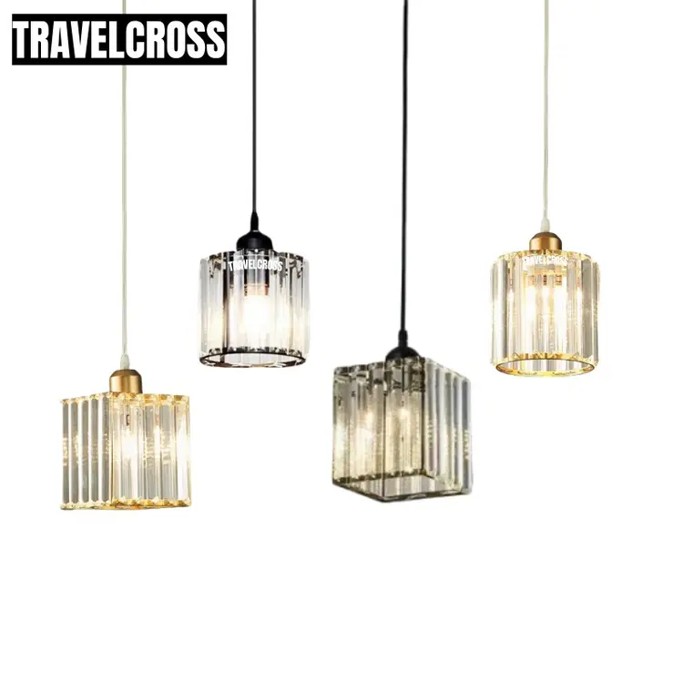 Travelcross Lampu Plafon Gantung Kristal Minimalis Lampu Gantung Lampu Plafon Gantung kristal