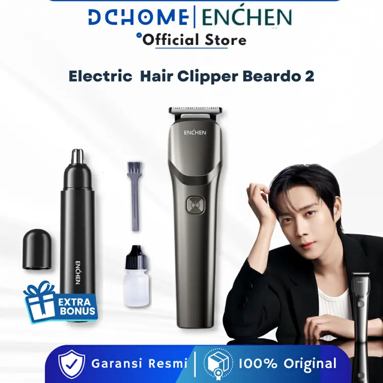 ENCHEN Beardo 2 Smart Trimmer Electric Shaver Alat Cukur Elektrik Jenggot Kumis Rambut 1200mAh 5W