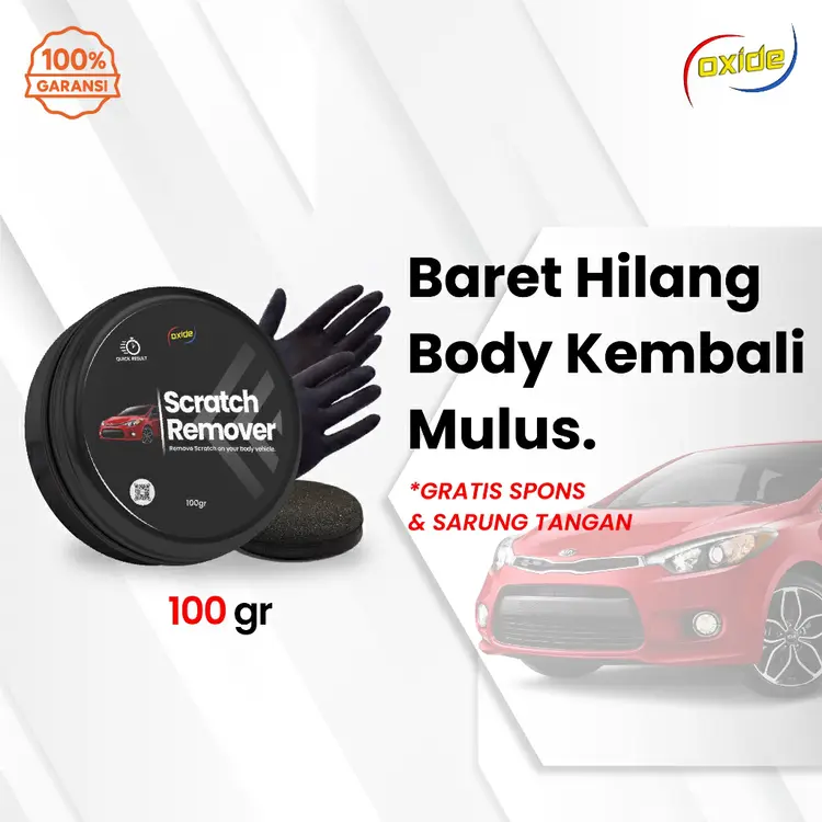 Oxide Scracth Remover/Penghilang Baret Body Mobil/Motor 100 Gr