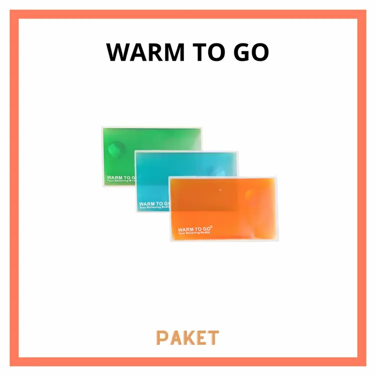 Warm To Go | Penghangat Untuk Meredakan Nyeri Haid, Pegal, dan Cuaca Dingin | Reusable | Dapat Digunakan Berulang Kali