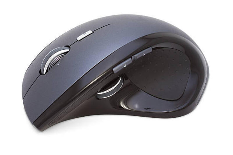 modern ergonomis mouse 2 terisolasi - ergonomic mouse potret stok, foto, & gambar bebas royalti