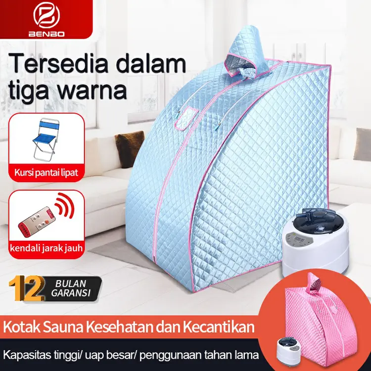 Benbo kotak sauna / Portable Steam Sauna Alat Pelangsing Tubuh / Alat Pelangsing Tubuh Alat Sauna Room / Alat Spa /Alat Mandi Uap