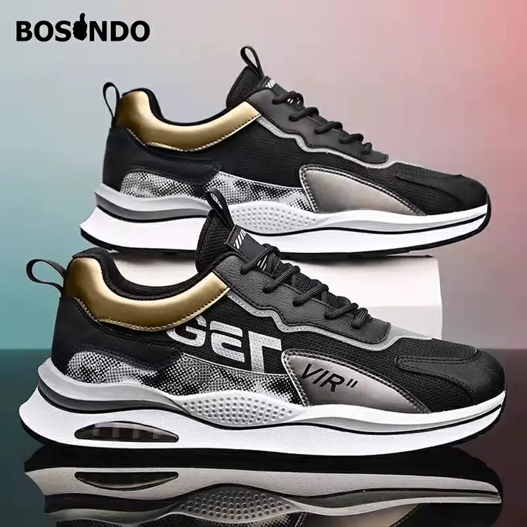 Sepatu Pria Sneakers Olahraga Original bosindo k18 Sepatu Running Keren Terbaru Outdor Gaya Kasual