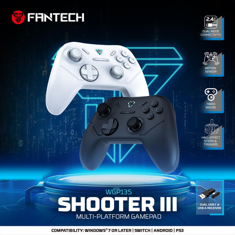 Product image FANTECH WIRELESS GAMING CONTROLLER GAMEPAD SHOOTER III WGP13S 2