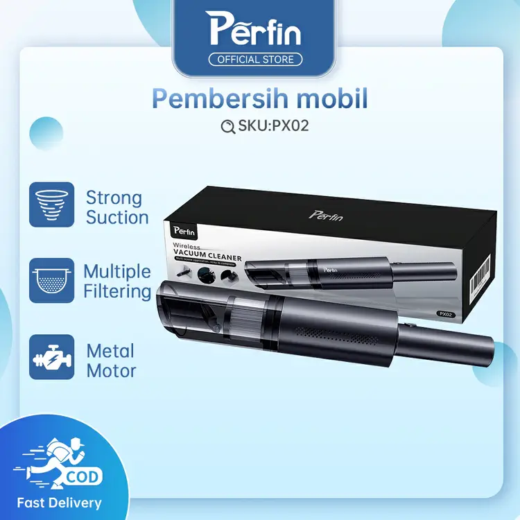 Perfin PX02 Vacum Cleaner Penyedot Debu Mobil USB