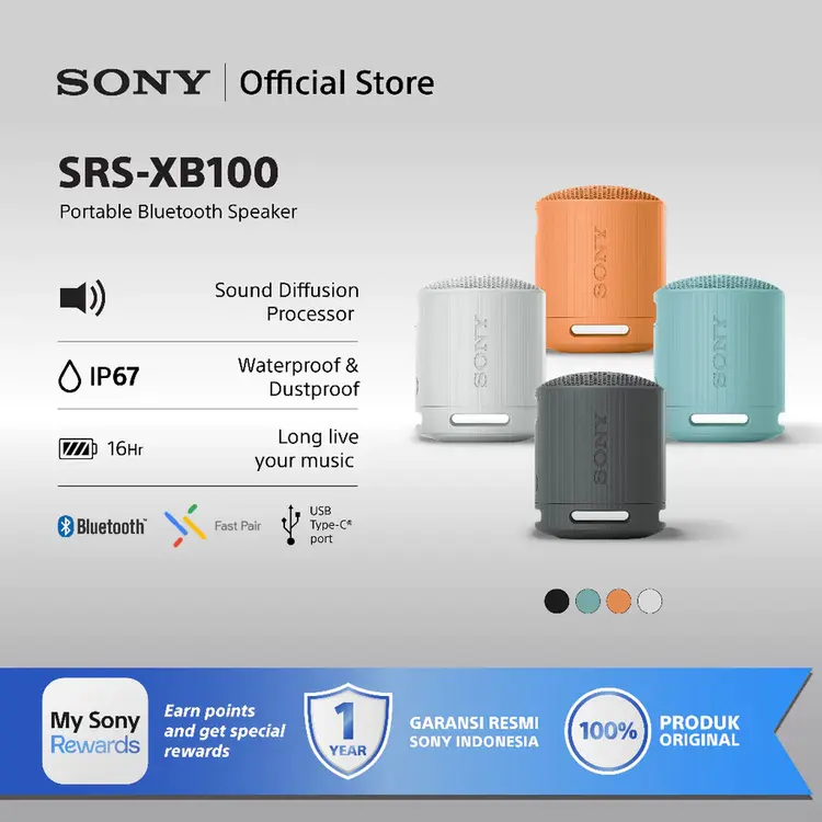 16 Jam Nonstop Musik! Pengalaman Pakai Speaker Sony SRS-XB100 di Segala Situasi