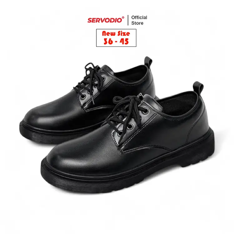 Servodio - Bintoro Black Sepatu Oxford Pria Formal Kantor Kerja Kuliah Kondangan Pantofel