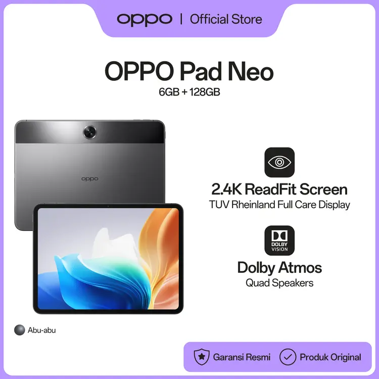 OPPO Pad Neo 6GB/128GB [Wi-Fi Version: OPD2302]