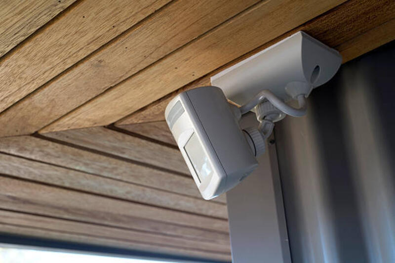 Sensor light sensor light on a residential building MOTION SENSOR stock pictures, royalty-free photos & images
