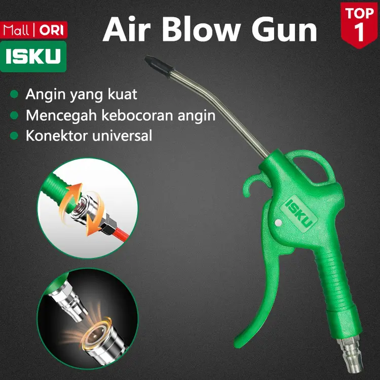 ISKU Air Blow Gun  Air Duster 5 Inch  Semprotan Angin Plastik Semprotan Udara Pembersih Debu Kotoran Angin Yang Kuat Air Duster