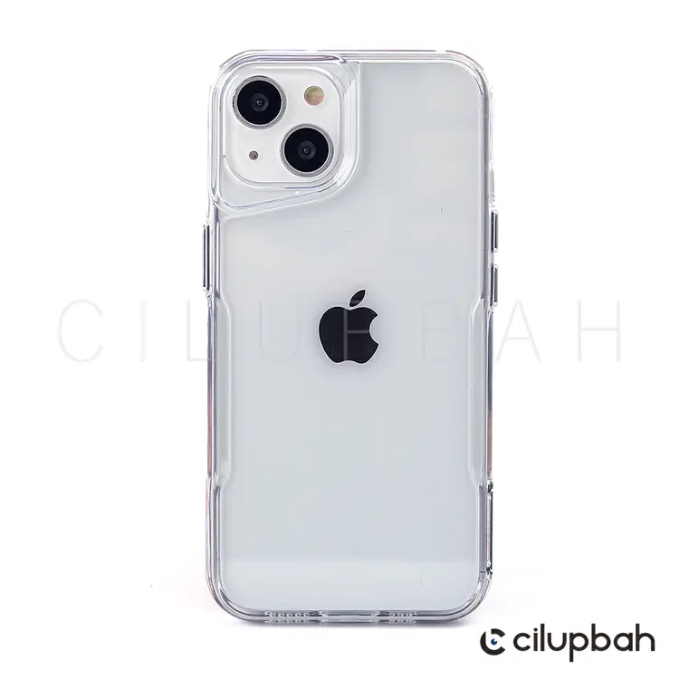 CILUPBAH Clear Acrylic Grip Softcase for iPhone XR X 11 12 13 14 15 16 Plus Pro Max