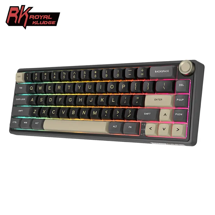 Royal Kludge RK R65 Black 66 key Wired Gaming Keyboard
