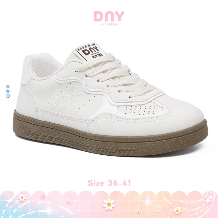 Sepatu DNY Sneakers Wanita Kekinian Sepatu Cewek Terbaru Sepatu Wanita Spatu Jalan Import Korea 0482