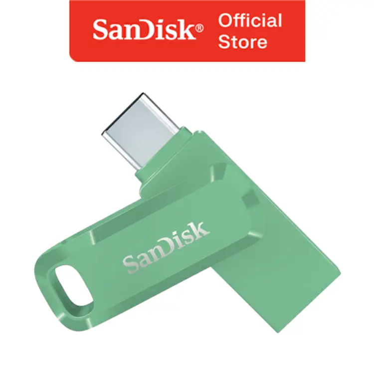 SanDisk Ultra Dual Drive GO OTG Type-C 128GB USB 3.2 - Absinthe Green