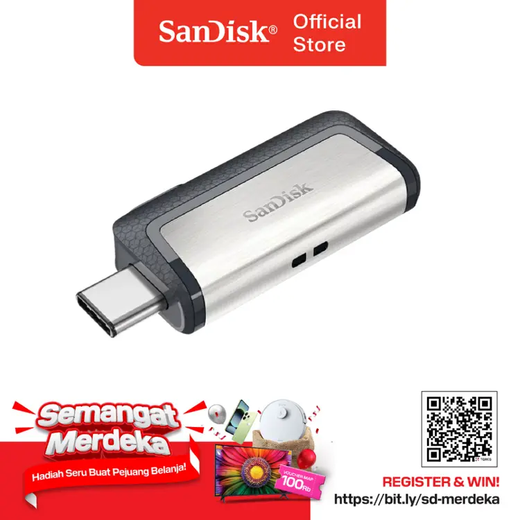 SanDisk Ultra Dual Drive OTG Type-C 128GB USB 3.1 (Up To 150MBps)
