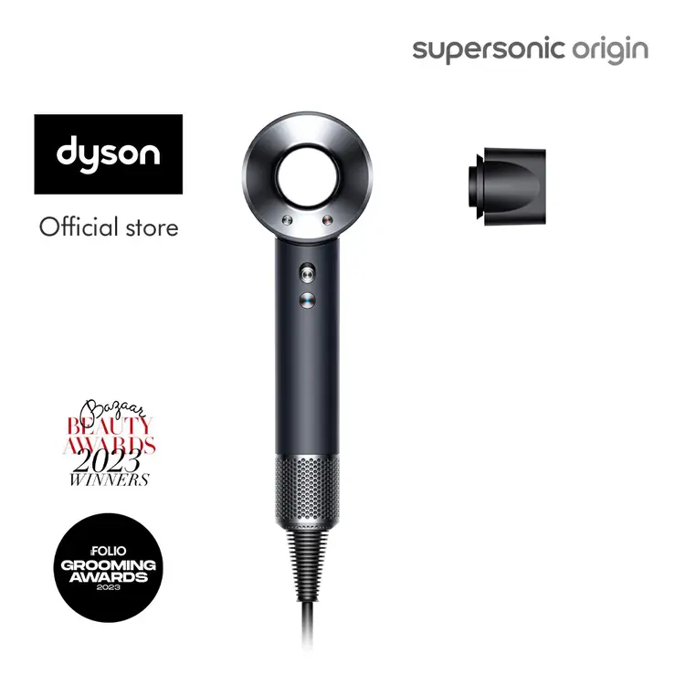 Dyson Supersonic ™ Origin Hair Dryer HD08 Lite (Black/Nickel) - Pengering Rambut