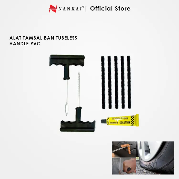 Alat Tambal Ban Tubeless Handle PVC Nankai
