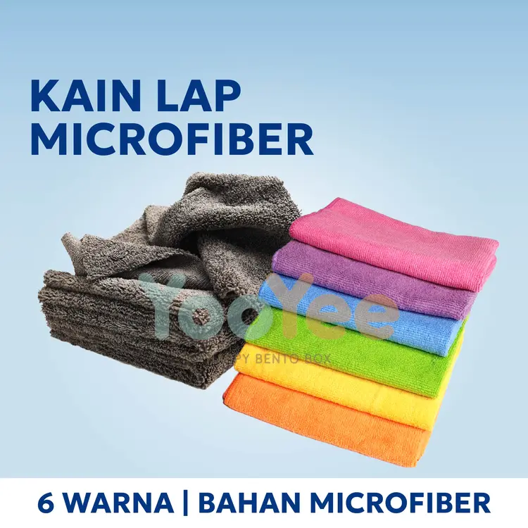 YOOYEE Kain Lap Microfiber 40x40 320GSM Micro Fiber Serbaguna Detailing Mobil