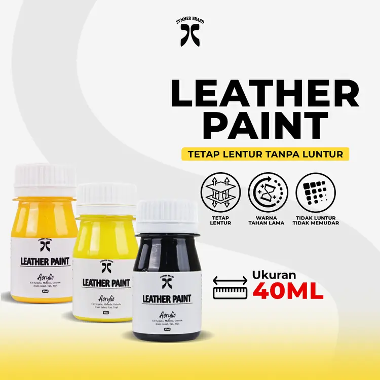 Summer Paint - Cat Sepatu Cat Tas Canvas Suede Kulit Sintetis Rubber Sol Sneakers Dompet Leather Paint