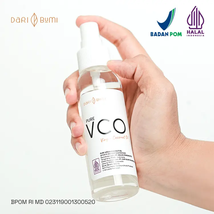Dari Bumi Virgin Coconut Oil 100 Ml Spray Premium Pure VCO Minyak Kelapa Murni