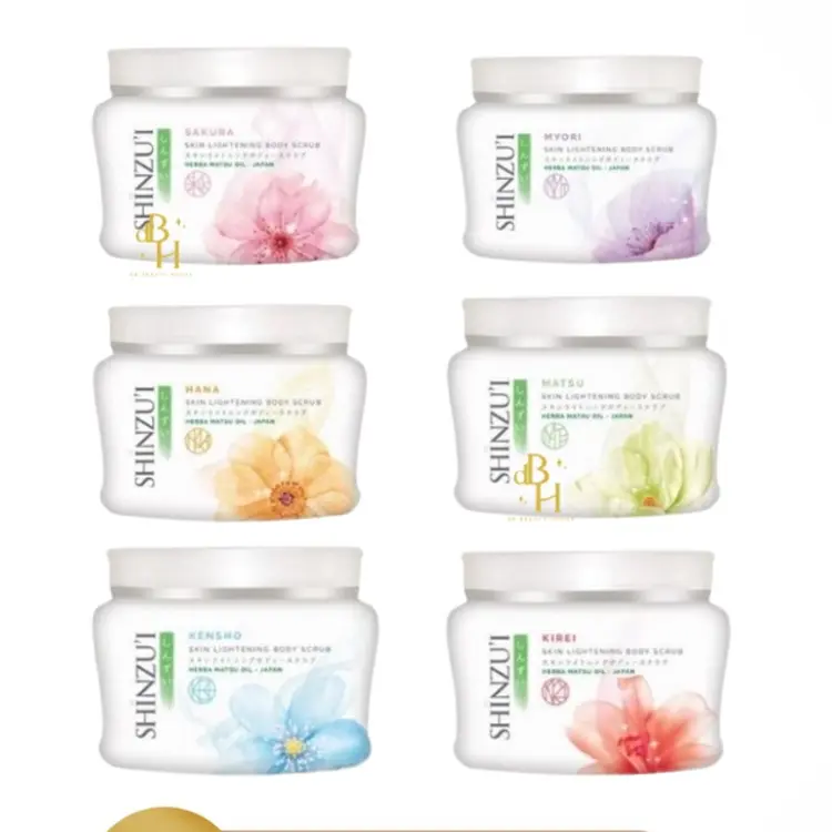 SHINZUI SKIN LIGHTENING BODY SCRUB / BODY SCRUB PEMUTIH BADAN / LULUR BADAN SHINZUI 110GR
