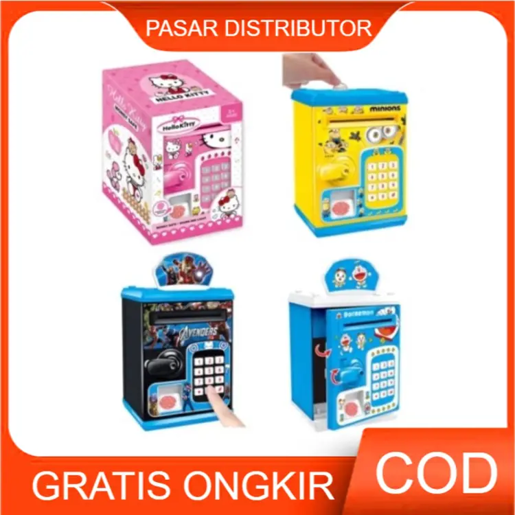 Pasar Distributor  Atm Celengan - Mainan Brangkas Mainan Nabung Uang Edukasi -   Perempuan -  Laki Laki