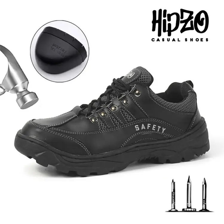 HIPZO Sepatu SAFETY Boots M061 100% Original Untuk Pria Kerja Proyek Tambang Pabrik