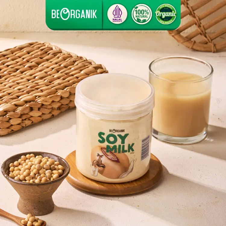 Beorganik Soy Bean Milk Powder / Susu Kacang Kedelai / Kedele Bubuk 200gr