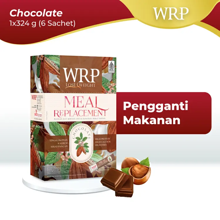 WRP Meal Replacement Chocolate 324g - Pengganti Makan