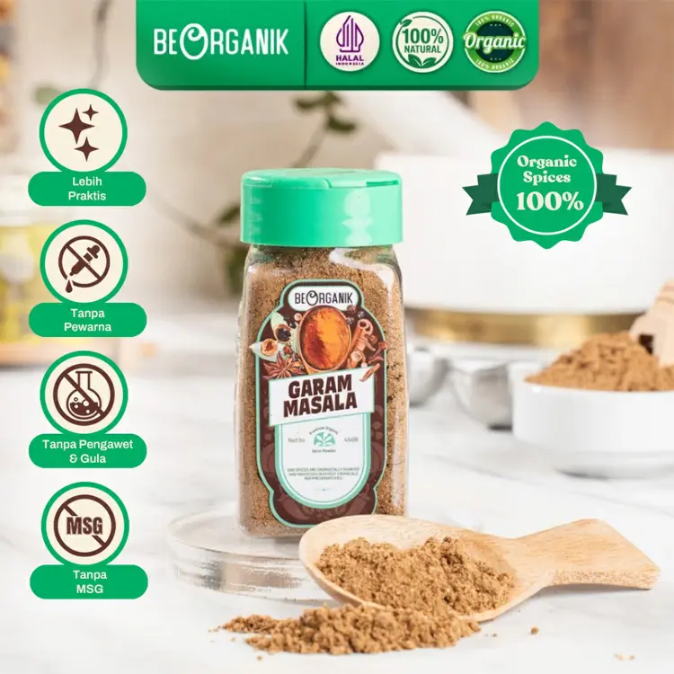 BEORGANIK GARAM MASALA ASLI ORGANIK NON MSG