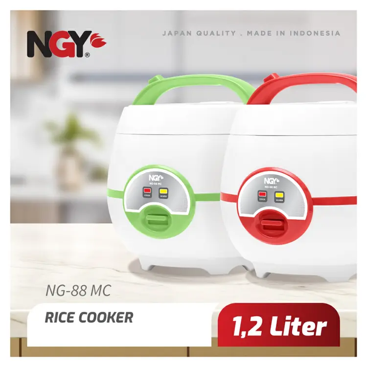 NAGOYA NGY-MC88 Mini Rice Cooker 1.2 L / Penanak Nasi Kecil 1.2 L