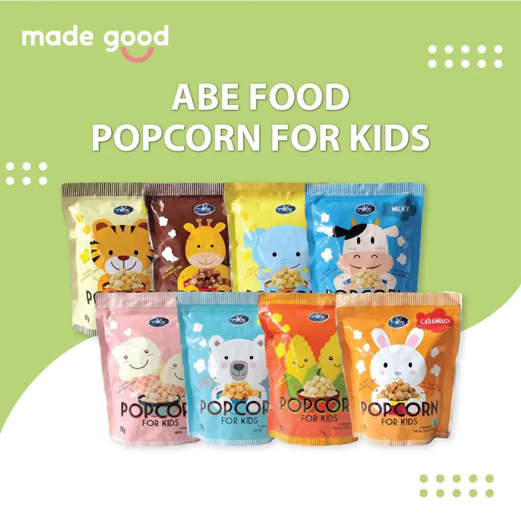 Abe Food Popcorn For Kids Snack Anak 80 Gram