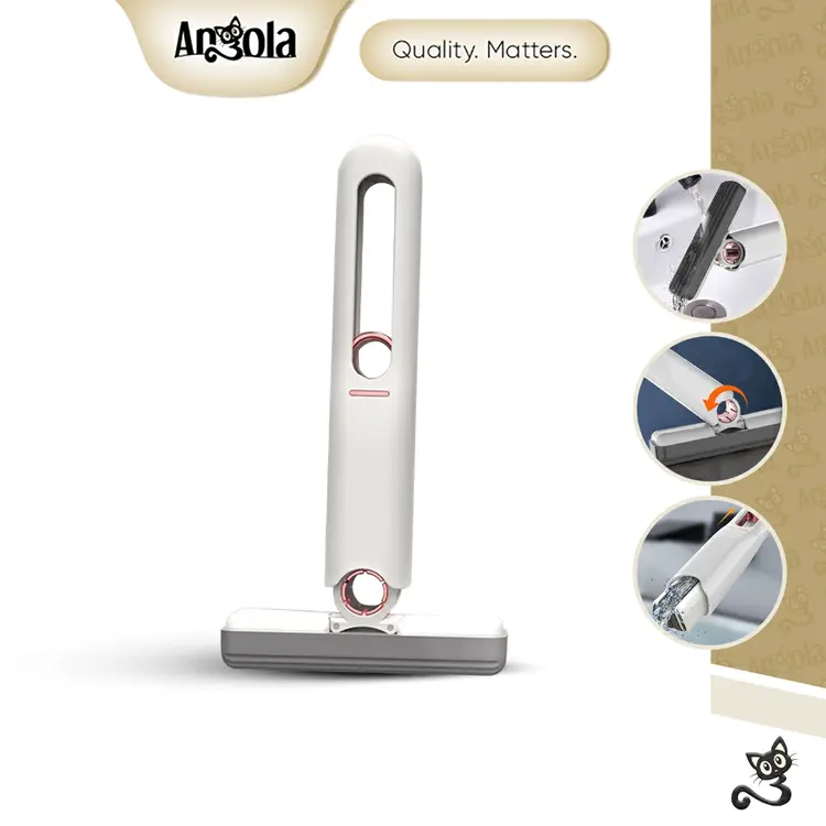 ANGOLA Wiper Pembersih Jendela Kaca D06 / Wiper Pembersih Dapur Wastafel / Pel Mini Portable Lipat