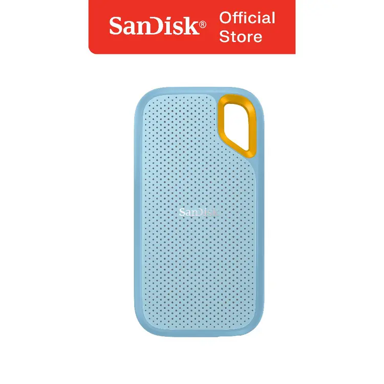 SSD External 1TB SanDisk Extreme up to 1050Mbps (E61) SKY BLUE - Garansi Resmi 5 Tahun