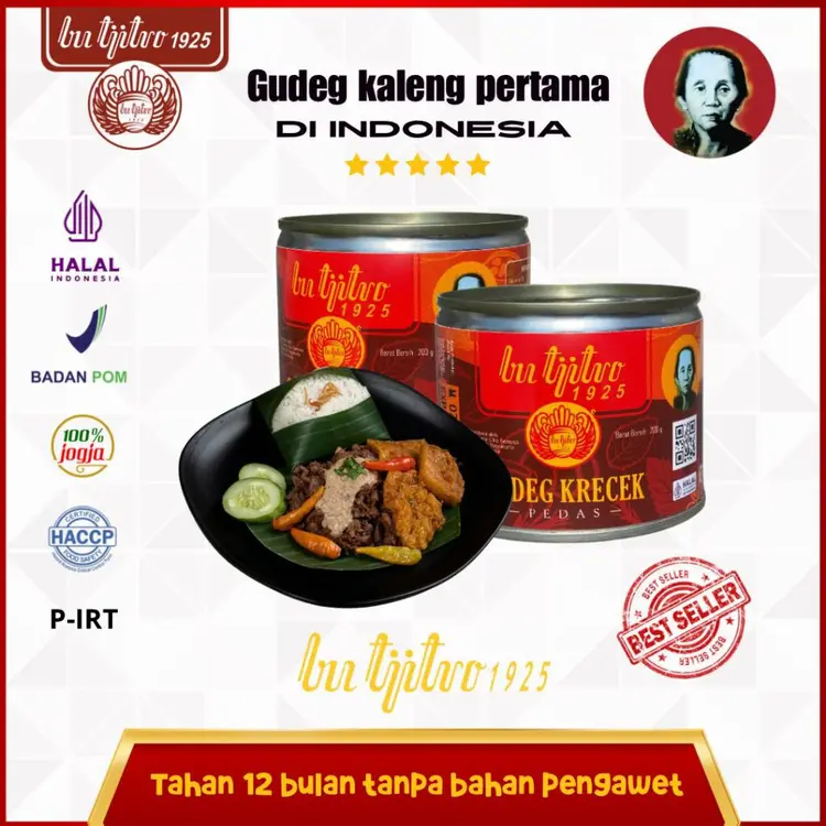Gudeg Krecek pedas/gudeg kaleng butjitro 1925/gudeg kaleng/ gudeg jogja/gudeg rekomendasi/gudeg enak