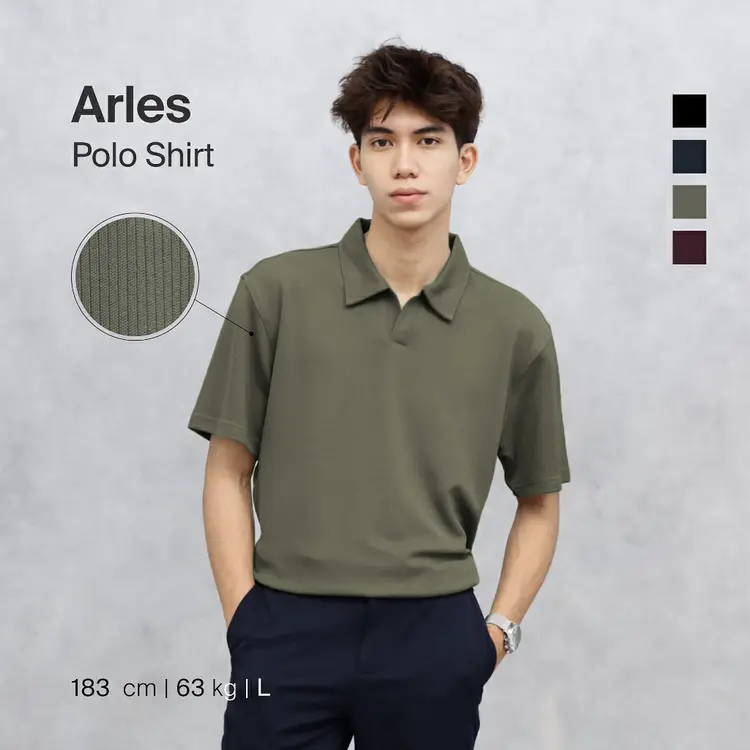 Wilmerstudios Kaos Polo Knit All Variant Arles