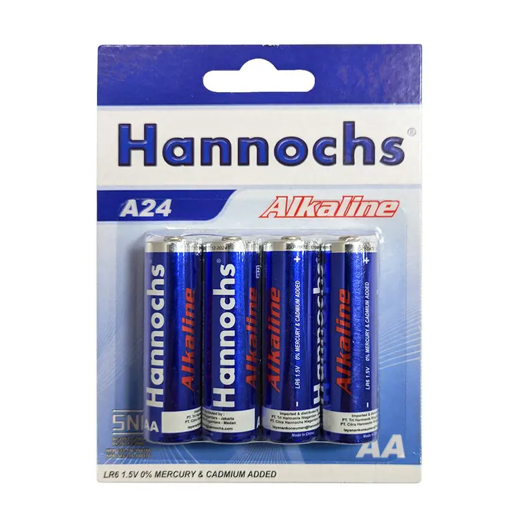 Baterai / Battery Hannochs Alkaline AA/A2 - 4 Pcs