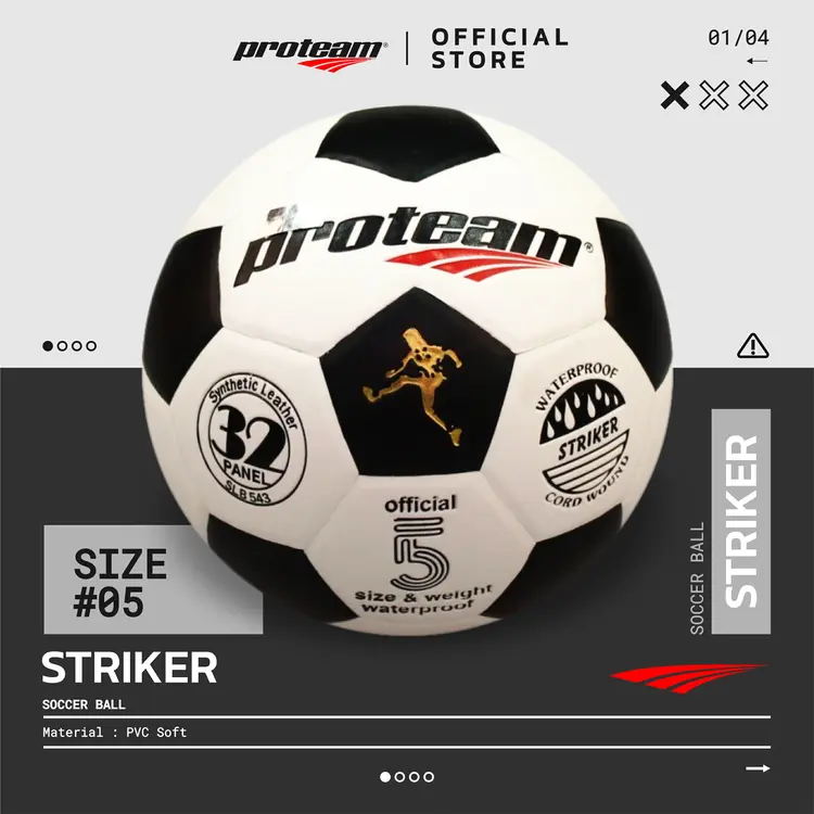 Proteam Bola Sepak Striker Size 5