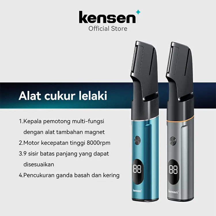 Kensen All Body Trimmer / Shaver - alat cukur elektrik bulu ketiak, bulu ,rambut kemaluan