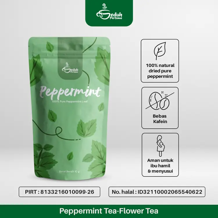 Seduh Pertama Peppermint Tea | Pure Peppermint Leaves Tea - Teh Daun Mint