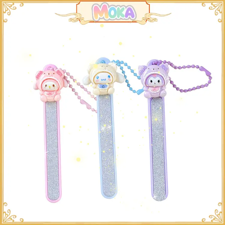 MOKA Alat Manicure Pedicure Untuk Kuku Berkilau Motif Boneka Lucu Bisa Dijadikan Keychain MKP09