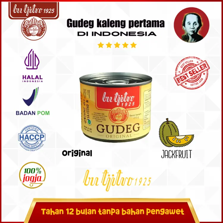 Bu Tjitro 1925 Gudeg Kaleng Original / gudeg jogja / gudeg rekomendasi / gudeg kaleng / gudeg enak