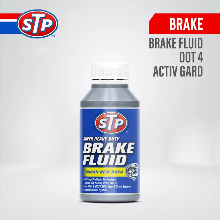 STP - Brake Fluid Minyak Rem 300 ml DOT 4 Cairan Minyak Rem Mobil Motor Matik Manual