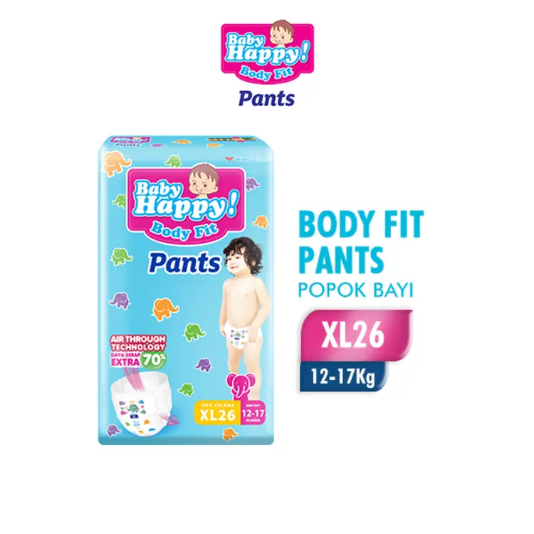Baby Happy Pants XL 26   - Popok Celana Sekali Pakai