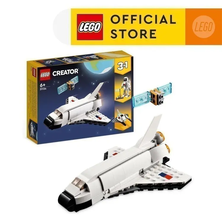 LEGO Creator 31134 Space Shuttle Building Toy Set (144 Pieces) (6 Tahun+) | Mainan, Building Toys, Bricks, Mainan Anak Laki Laki, Mainan Terbaru