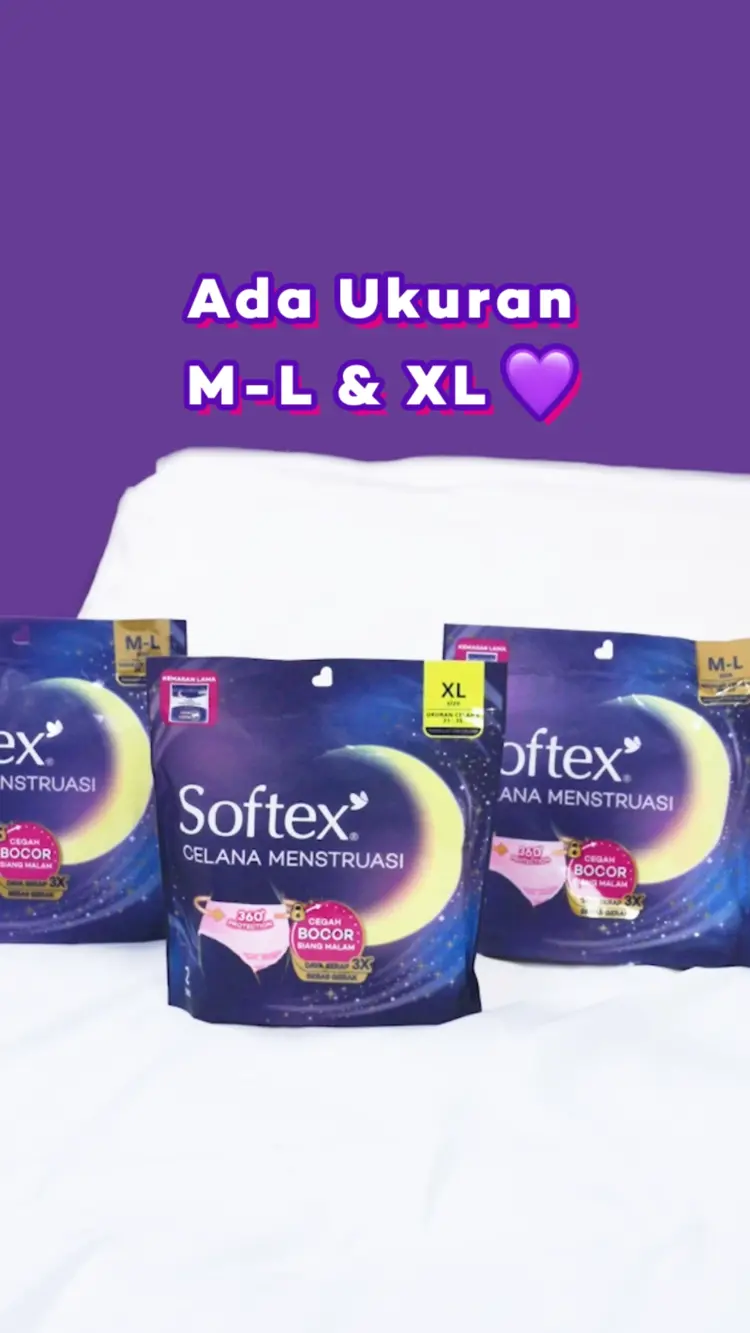 Softex Celana Menstruasi Extra Size isi 2 Pads