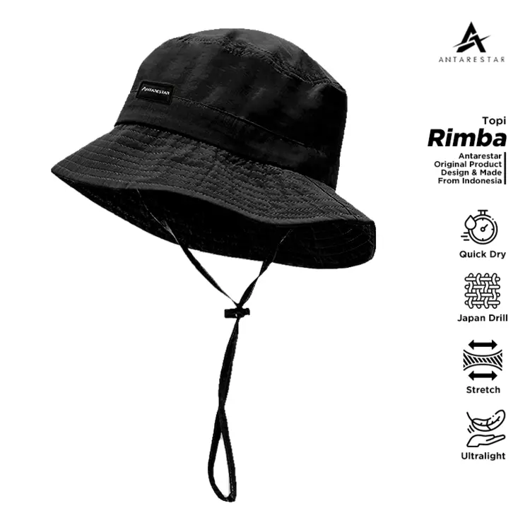 ANTARESTAR Official - Topi Bucket Rimba Gunung Outdoor Topi Rimba Premium 