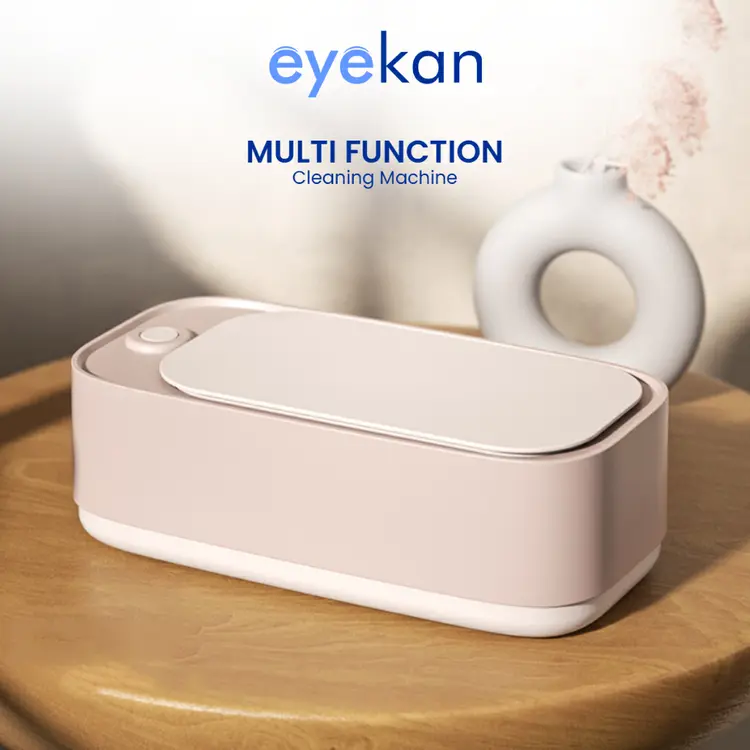 Eyekan Pembersih Kacamata Ultrasonic Portable Cleaner untuk Perhiasan Softlens Alat Rumah Tangga Serbaguna S400