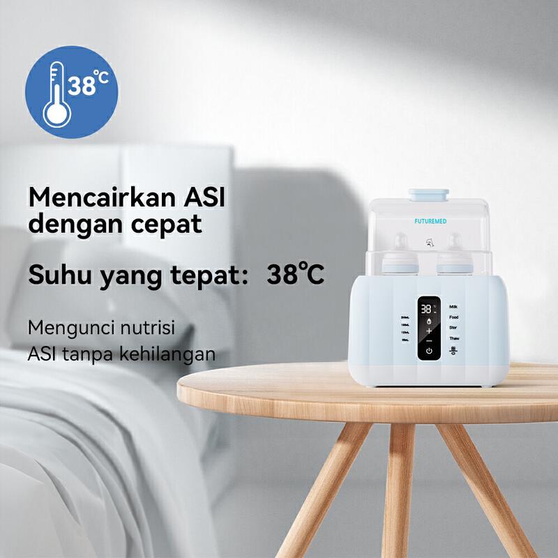 Product image FUTUREMED Smart Double Milk Warmer/Penghangat ASI/Sterilizer Botol Susu Bayi BPA FREE 5