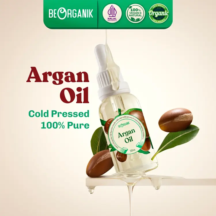 BEORGANIK ARGAN OIL - COLD PRESSED 100% PURE - 30ML